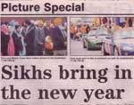 Sikhs bring in the new year
