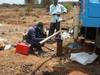 Kenya water bore project 2012